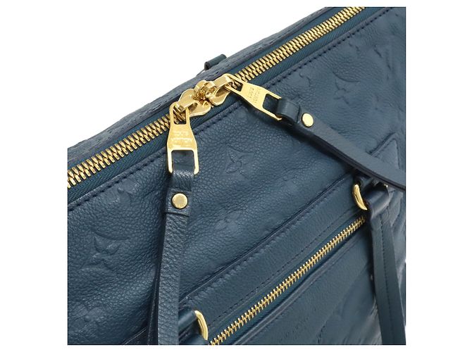 Borsa Tote Louis Vuitton Monogram Empreinte Lumineuse PM Blu - vista 6