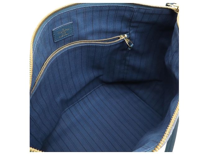 Borsa Tote Louis Vuitton Monogram Empreinte Lumineuse PM Blu - vista 7