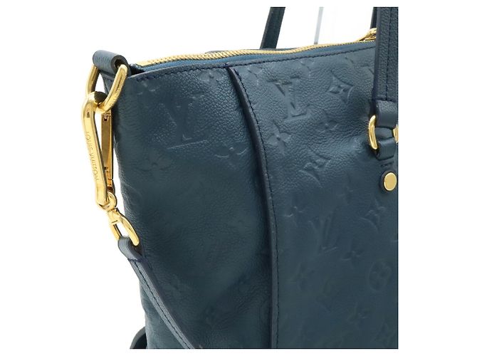 Borsa Tote Louis Vuitton Monogram Empreinte Lumineuse PM Blu - vista 8