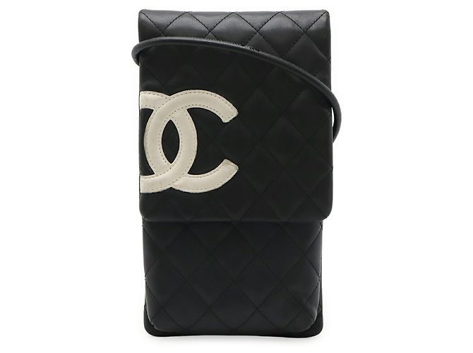 Borsa a Spalla Chanel Cambon Line Nero Bianco - vista 2