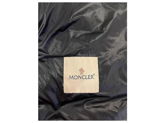 Moncler Navy Daunenweste – Größe M – Ausgezeichneter Zustand Marineblau - Ansicht 8