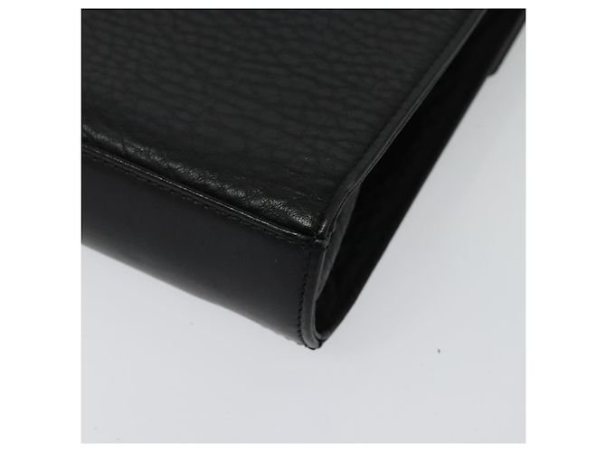 Autre Marque Borsa a Spalla Burberrys in Pelle Nera e Oro Auth bs27403 Nero D'oro - vista 16