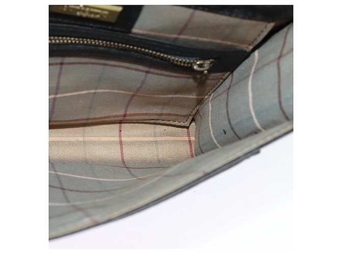 Autre Marque Borsa a Spalla Burberrys in Pelle Nera e Oro Auth bs27403 Nero D'oro - vista 18