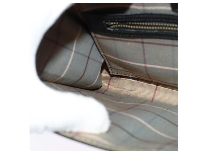 Autre Marque Borsa a Spalla Burberrys in Pelle Nera e Oro Auth bs27403 Nero D'oro - vista 19