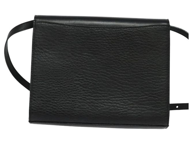 Autre Marque Borsa a Spalla Burberrys in Pelle Nera e Oro Auth bs27403 Nero D'oro - vista 2