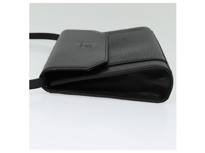 Autre Marque Borsa a Spalla Burberrys in Pelle Nera e Oro Auth bs27403 Nero D'oro - vista 3