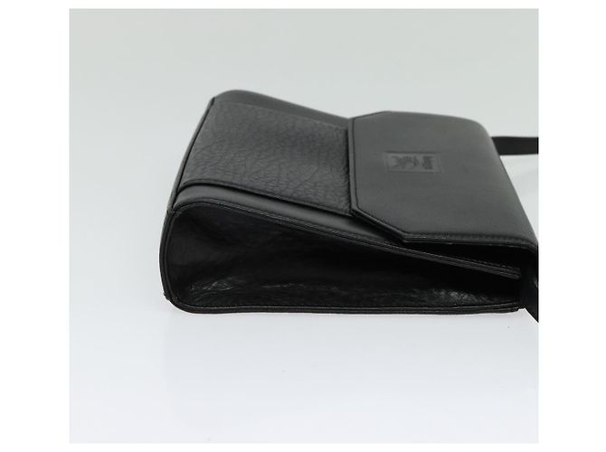 Autre Marque Borsa a Spalla Burberrys in Pelle Nera e Oro Auth bs27403 Nero D'oro - vista 4
