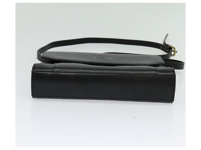 Autre Marque Borsa a Spalla Burberrys in Pelle Nera e Oro Auth bs27403 Nero D'oro - vista 5