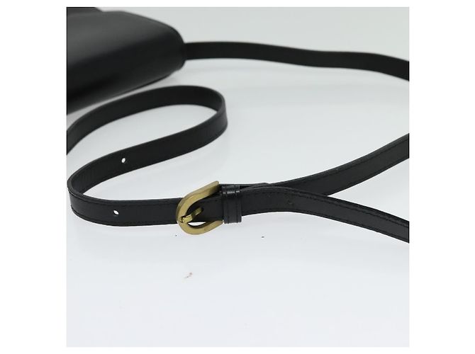 Autre Marque Borsa a Spalla Burberrys in Pelle Nera e Oro Auth bs27403 Nero D'oro - vista 7