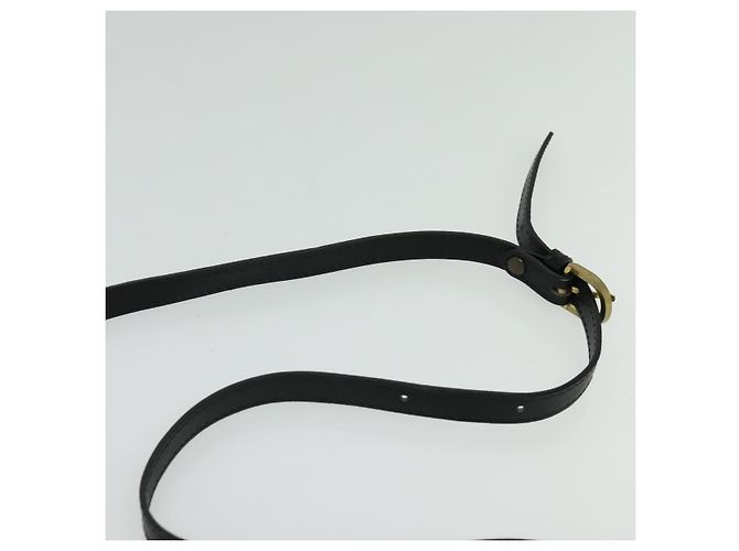 Autre Marque Borsa a Spalla Burberrys in Pelle Nera e Oro Auth bs27403 Nero D'oro - vista 8