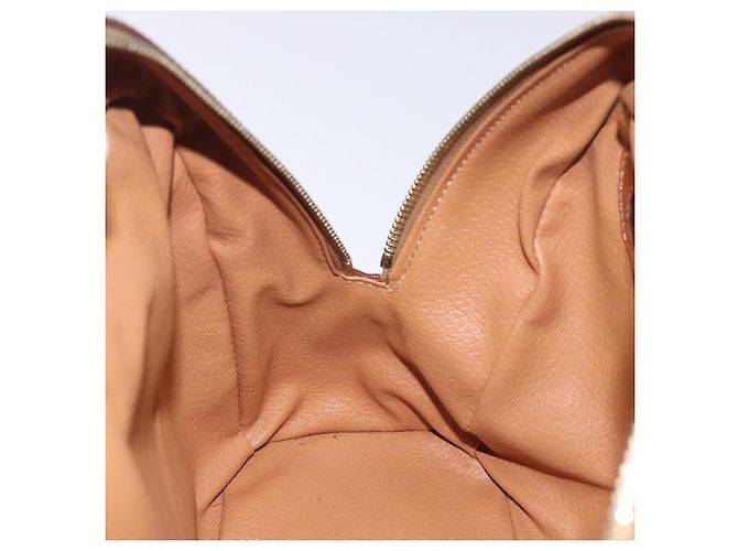 Céline Borsa a mano in tela Macadam CELINE in pelle PVC marrone oro Auth ki5869 D'oro - vista 21