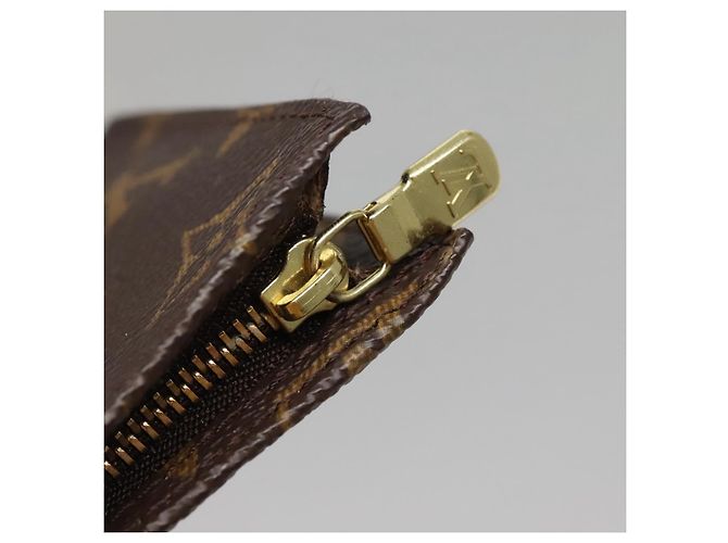 Bucket LOUIS VUITTON Monogramma Secchiello GM Pochette Accessorio LV Auth 132473 - vista 9