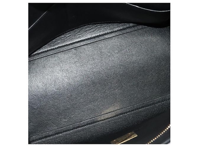 Céline Borsa Trapeze in pelle 2 in 1 beige oro Auth BA4167 D'oro - vista 11