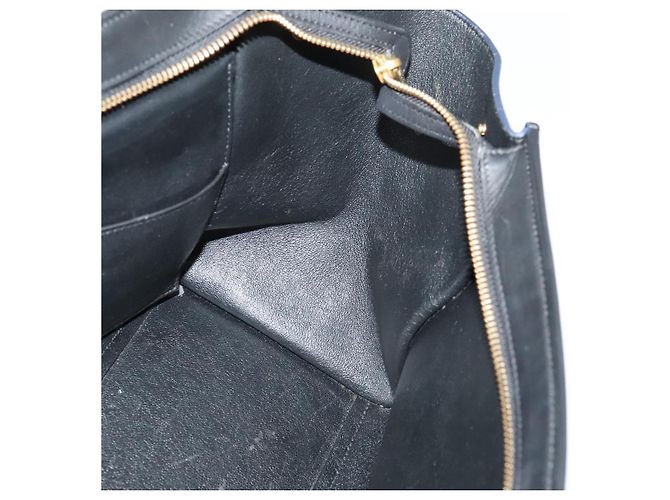 Céline Borsa Trapeze in pelle 2 in 1 beige oro Auth BA4167 D'oro - vista 19