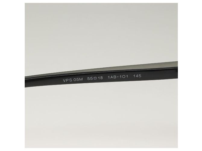 Gafas de sol PRADA de plástico negro Auth bs28173 - vista 10