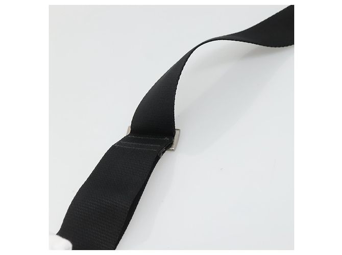Borsa a Spalla PRADA Nylon Nero Argento Autentica 132150 - vista 14