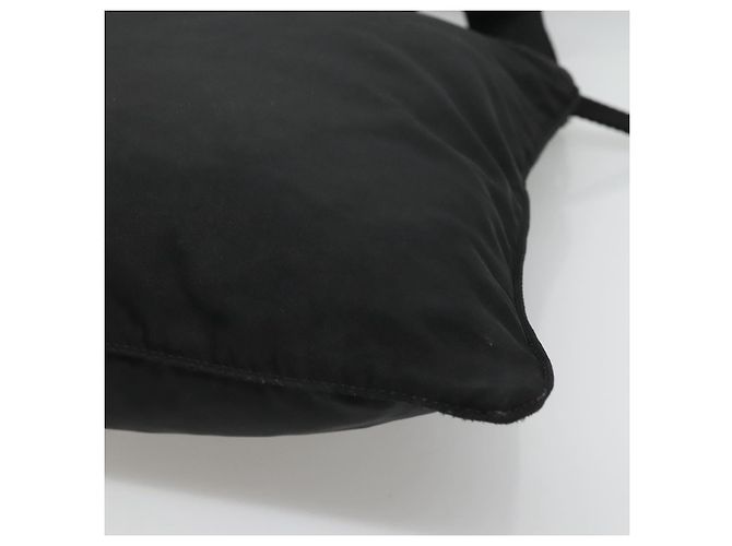 Borsa a Spalla PRADA Nylon Nero Argento Autentica 132150 - vista 16