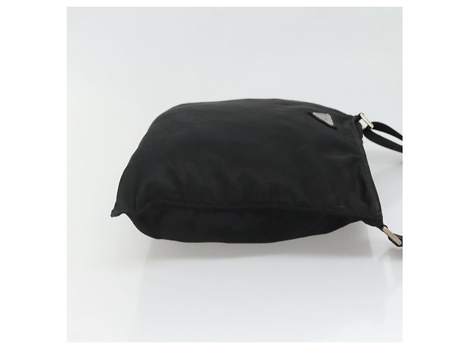 Borsa a Spalla PRADA Nylon Nero Argento Autentica 132150 - vista 3