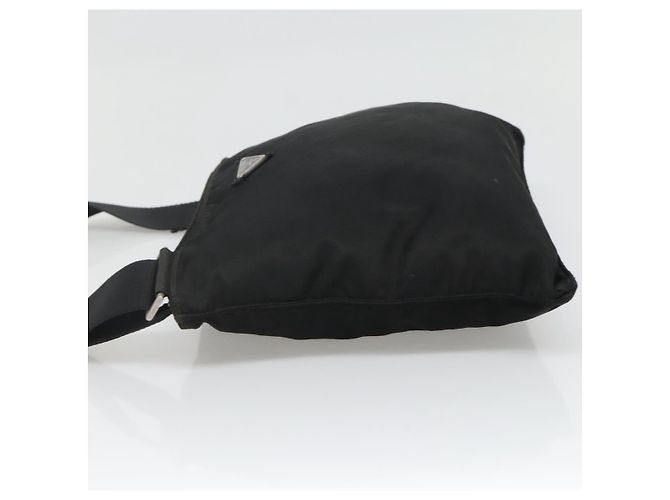 Borsa a Spalla PRADA Nylon Nero Argento Autentica 132150 - vista 4