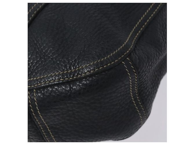 Borsa a Spalla in Pelle Prada Blu Navy Argento Autentica 132232 - vista 8