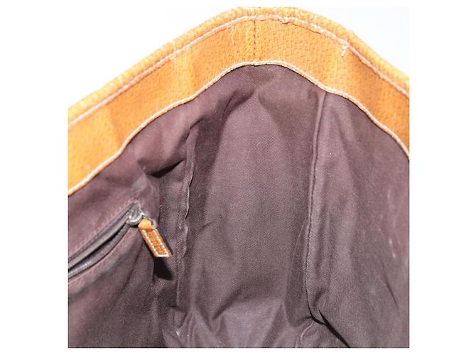 Borsa a mano in tela GG Gucci marrone 113019 Auth 134527 - vista 18