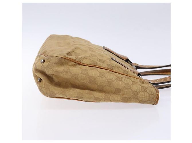 Borsa a mano in tela GG Gucci marrone 113019 Auth 134527 - vista 3