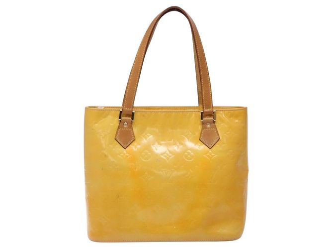 LOUIS VUITTON Borsa a Mano Houston Monogram Vernis Grigio M91053 LV Auth 132526 - vista 13