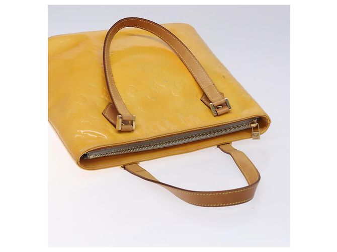 LOUIS VUITTON Borsa a Mano Houston Monogram Vernis Grigio M91053 LV Auth 132526 - vista 6