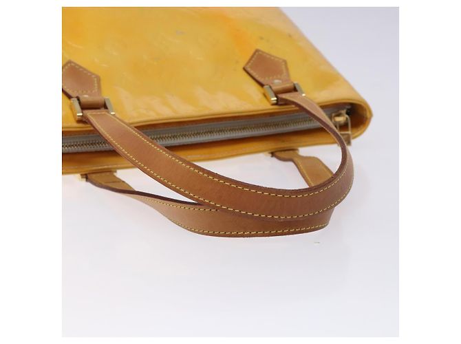 LOUIS VUITTON Borsa a Mano Houston Monogram Vernis Grigio M91053 LV Auth 132526 - vista 7