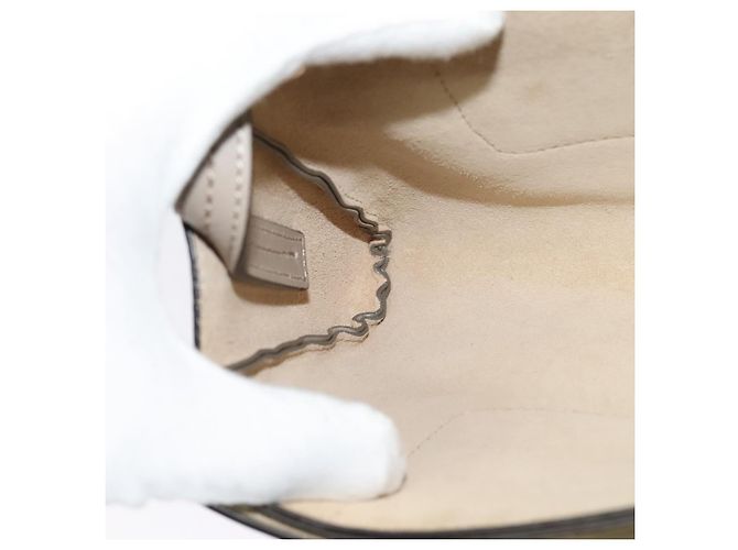 Chloé Bolsa de Ombro Chloe Fay em Couro Greige Dourado Auth BA4020 - vista 20