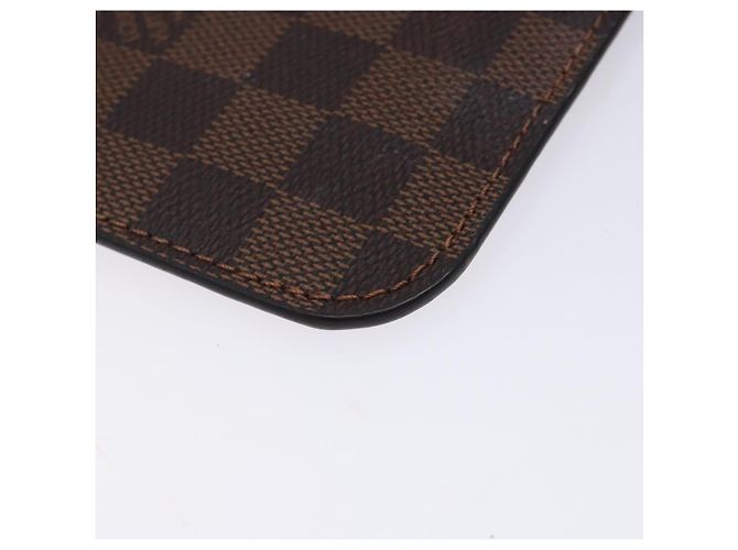 LOUIS VUITTON Bolsa Accesorio Neverfull MM Damier Ebene Auth BA4153 - vista 14
