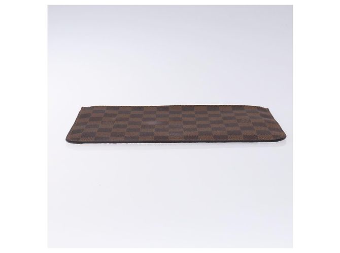 LOUIS VUITTON Bolsa Accesorio Neverfull MM Damier Ebene Auth BA4153 - vista 6