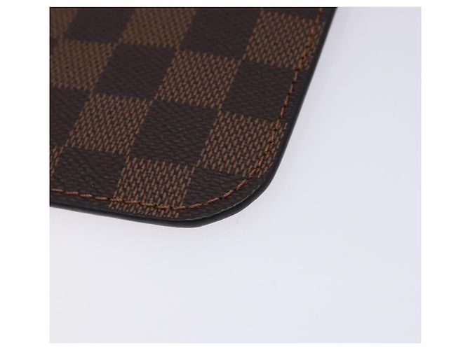 LOUIS VUITTON Bolsa Accesorio Neverfull MM Damier Ebene Auth BA4153 - vista 7