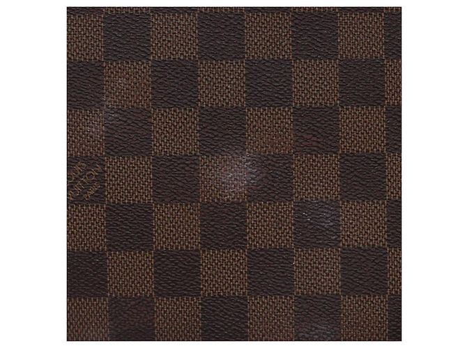 LOUIS VUITTON Bolsa Accesorio Neverfull MM Damier Ebene Auth BA4153 - vista 8