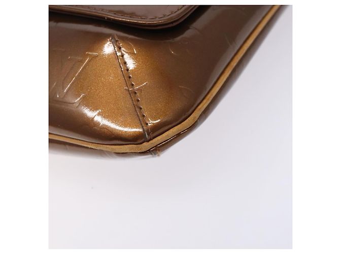 LOUIS VUITTON Borsa Thompson Street Monogram Vernis Bronzo M91124 LV Auth bs28129 - vista 15