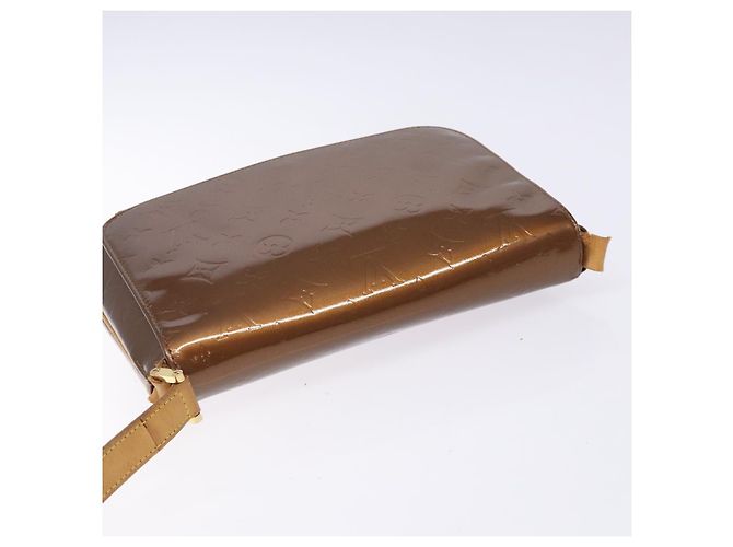 LOUIS VUITTON Borsa Thompson Street Monogram Vernis Bronzo M91124 LV Auth bs28129 - vista 6