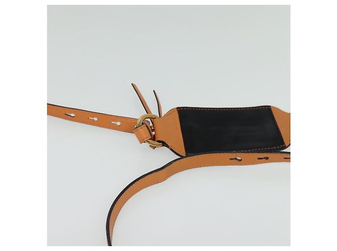 Chloé Chloe Elsie Schultertasche aus Leder Beige Gold Auth BA4046 - Ansicht 8