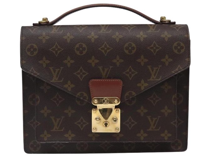 LOUIS VUITTON Borsa a Mano Monceau 28 Monogram M51185 LV Auth ki5795 Monogramma - vista 13