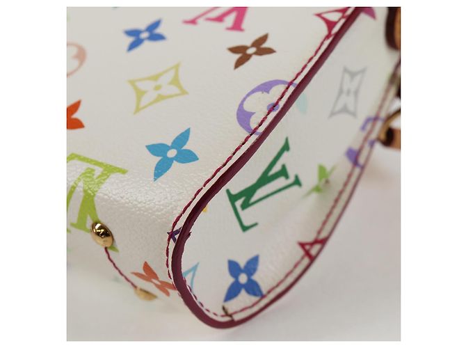 LOUIS VUITTON Monogram Multicolor Heart Breaker Tasche Weiß M40660 Auth 131824SV - Ansicht 17