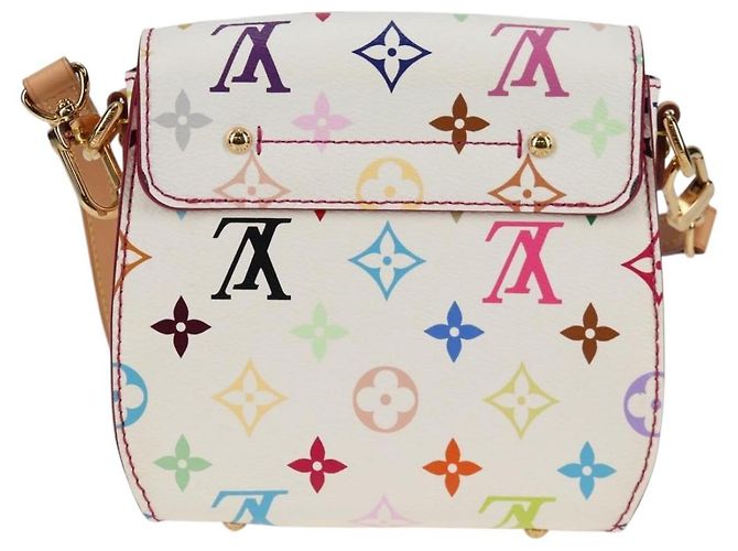 LOUIS VUITTON Monogram Multicolor Heart Breaker Tasche Weiß M40660 Auth 131824SV - Ansicht 2