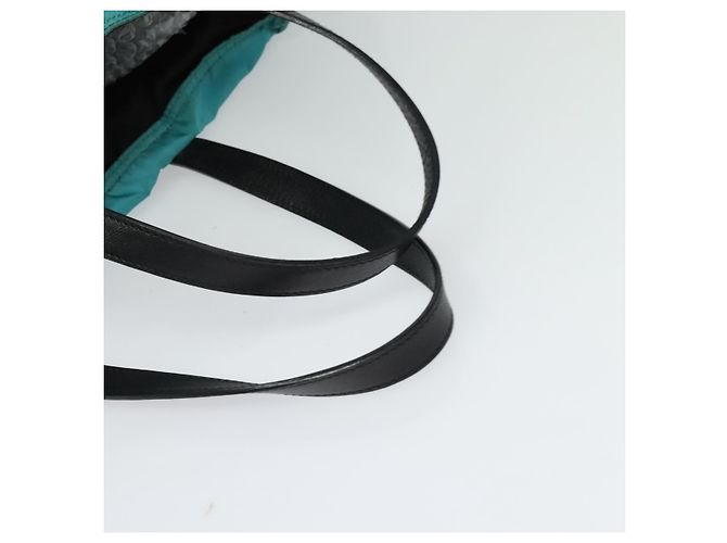 Prada Tote Bag aus Nylon Blau Silber authentisch mr1463 - Ansicht 7