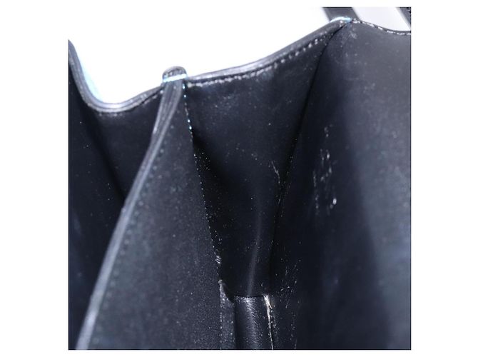 Borsa a Spalla LOEWE Camoscio Blu Argento Auth 132888 - vista 20