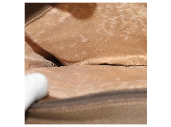 Borsa a Spalla Gucci GG Supreme Web Sherry Line PVC Beige 41 02 090 Auth ki5836 D'oro - vista 20