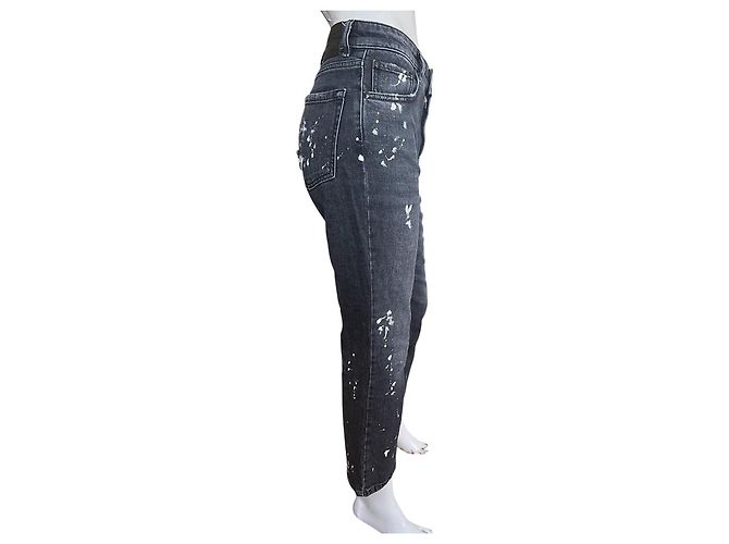 Vaqueros Cropped Flare Weekend Max Mara Grises - vista 2