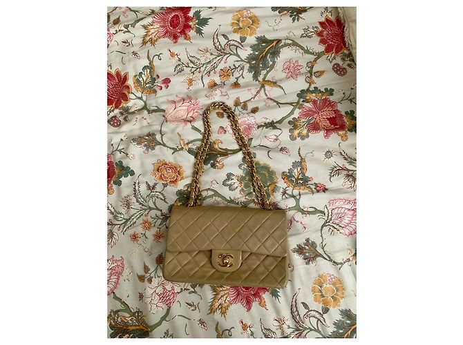 Borsa Chanel Timeless Beige Piccola - vista 3