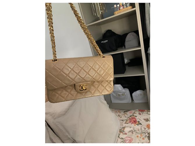 Borsa Chanel Timeless Beige Piccola - vista 4