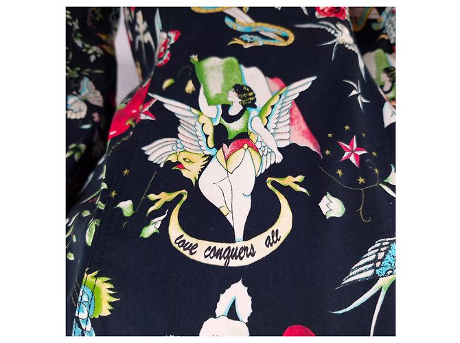 Moschino 2000s Printed Jacket Black Multiple colors - view 11