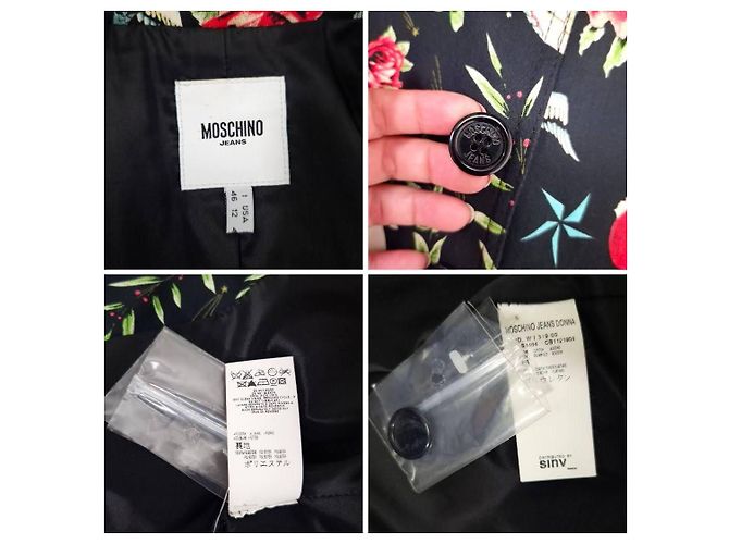 Moschino 2000s Printed Jacket Black Multiple colors - view 12