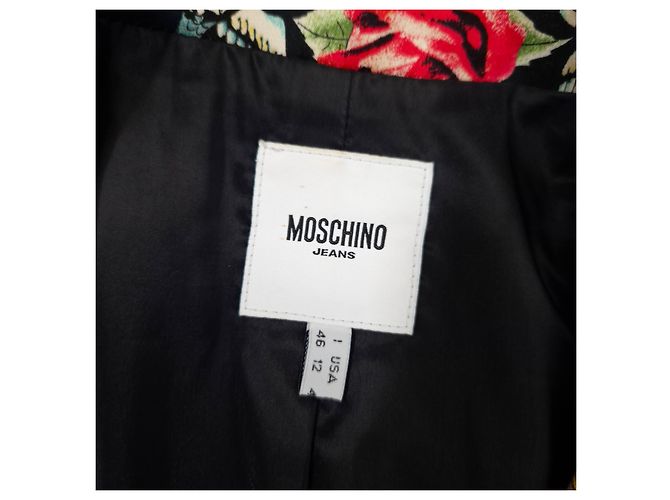 Moschino 2000s Printed Jacket Black Multiple colors - view 4