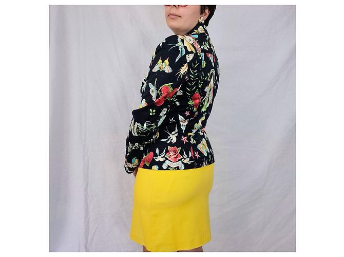 Moschino 2000s Printed Jacket Black Multiple colors - view 7